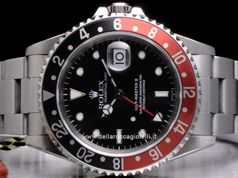 rolex gmt master ii 16710 oyster ghiera rosso nera